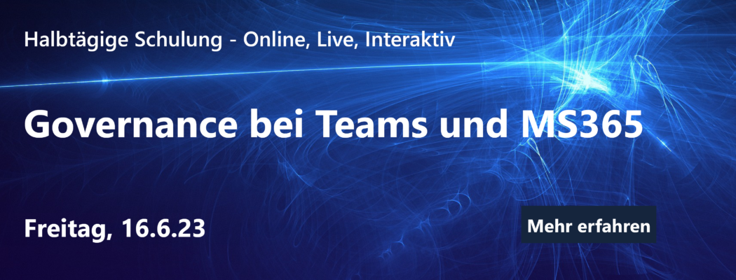 Governance bei Teams und MS365