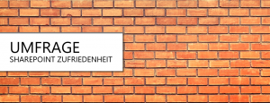 Umfrage SharePoint Zufriedenheit