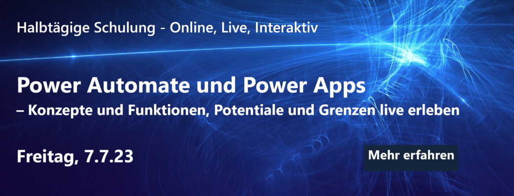 Einführung in die Microsoft Low-Code-Plattform: erste Schritte mit Power Automate und Power Apps