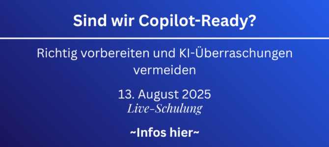 Slider Copilot mit Datum